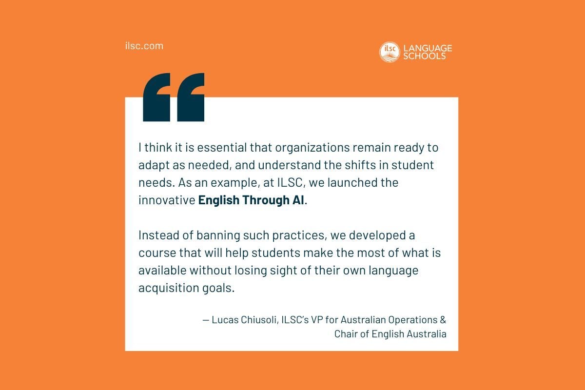 ILSC_English Australia Chair Lucas Chiusoli on AI Education