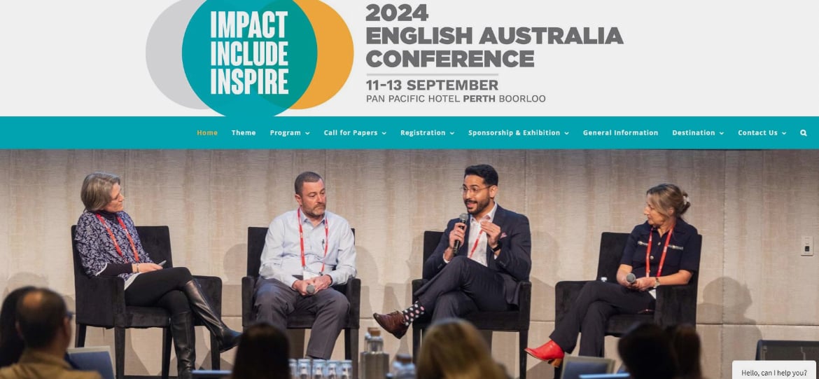 ILSC VP Lucas Chiusoli_Chair of English Australia as a speaker at a conference