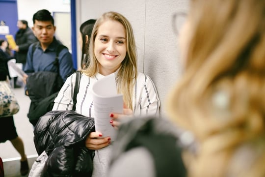 Happy Student after practicum