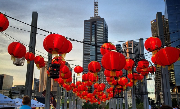 Study English Melbourne noodle markets