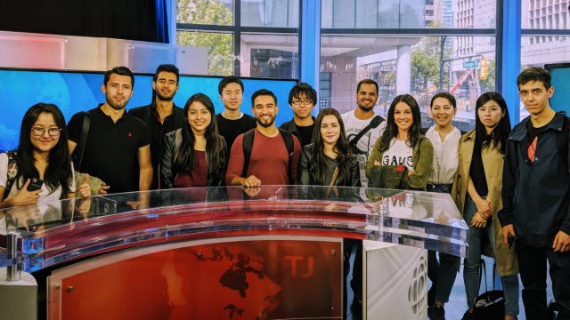 Greystone College Vancouver students get a first hand view of one of Canada's main media organizations, in a visit to the CBC (Canadian Broadcasting Corporation).