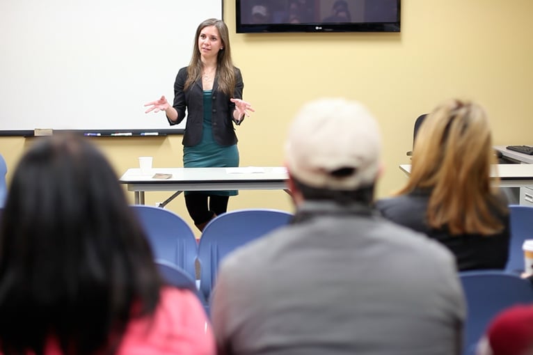 Guest Speaker, Genevieve Blondin, Study in Vancouver