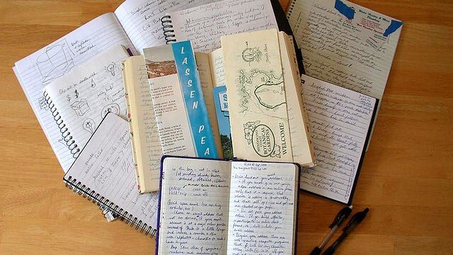 Language Learning Notebook Collection by Flickr User Dvortygirl