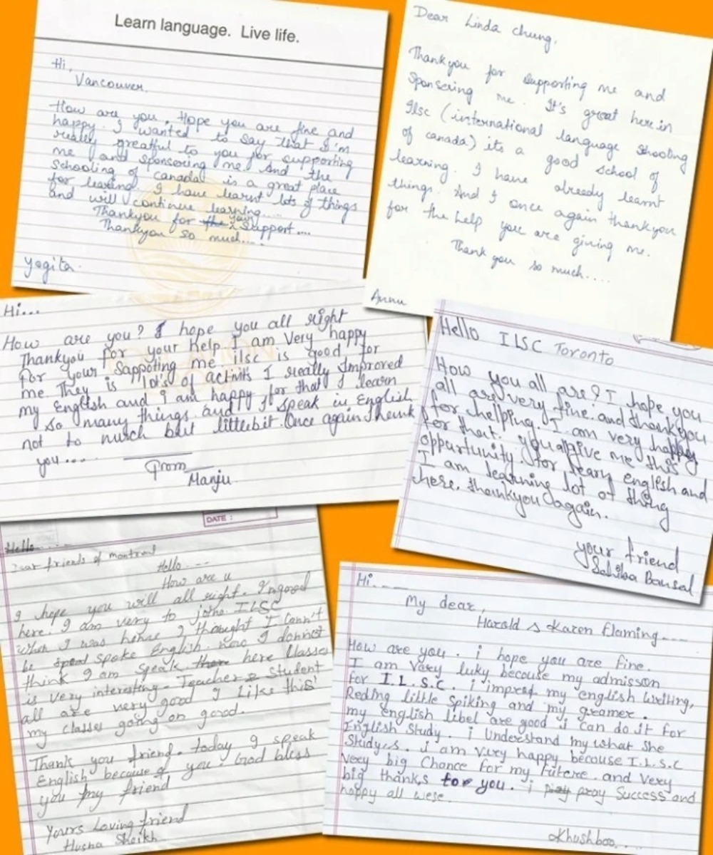 LTE letters from students
