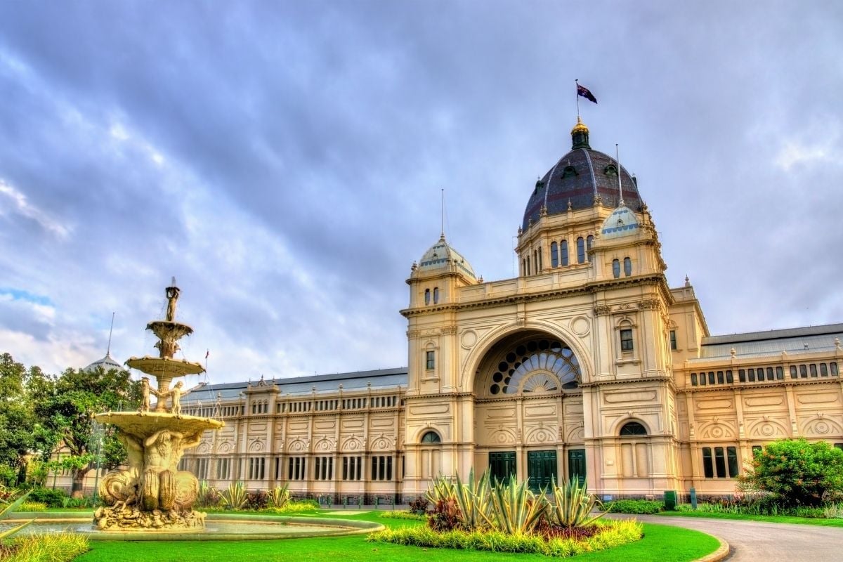 Royal Exhibition Building, a UNESCO World Heritage Site in Melbourne, Australia