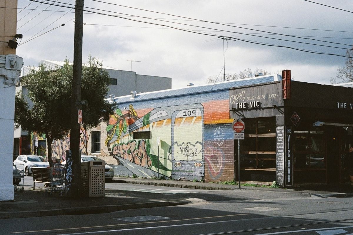 Street Art in Melbourne Laneway