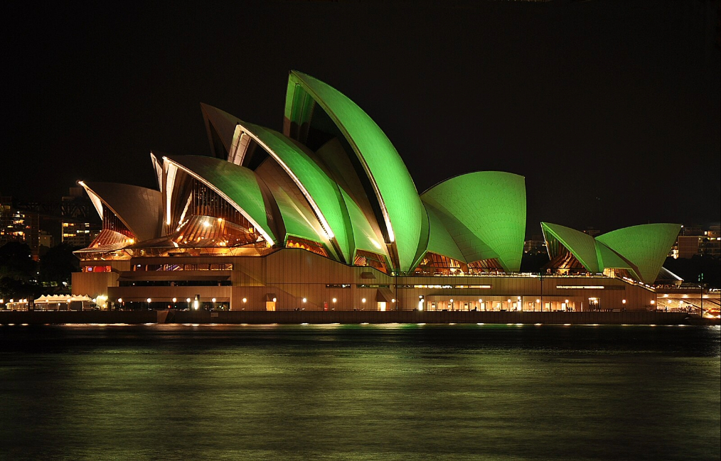 Sydney Opera House St Patricks Day