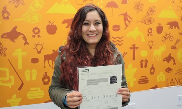 ILSC student who took and passed the IELTS Exam