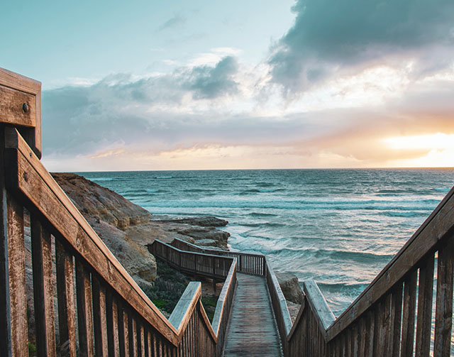 Adelaide is set along 28km of continuous coastline