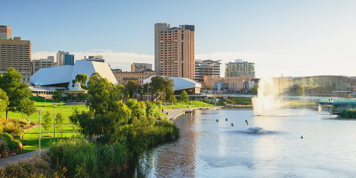 career college Adelaide - view of the city