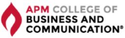 APM – College of Business and Communication